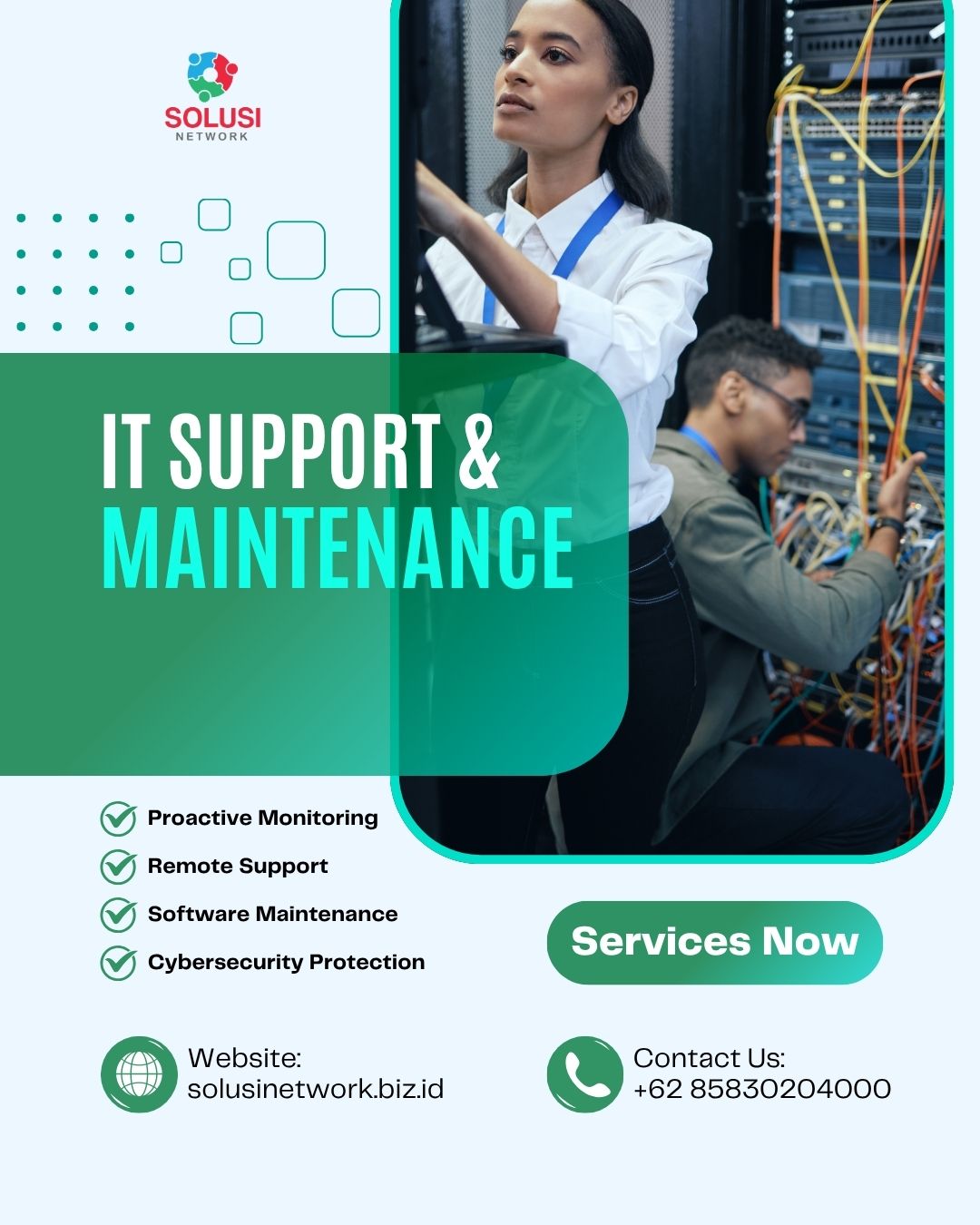 Solusi Network Padang – Jasa IT Support dan Networking